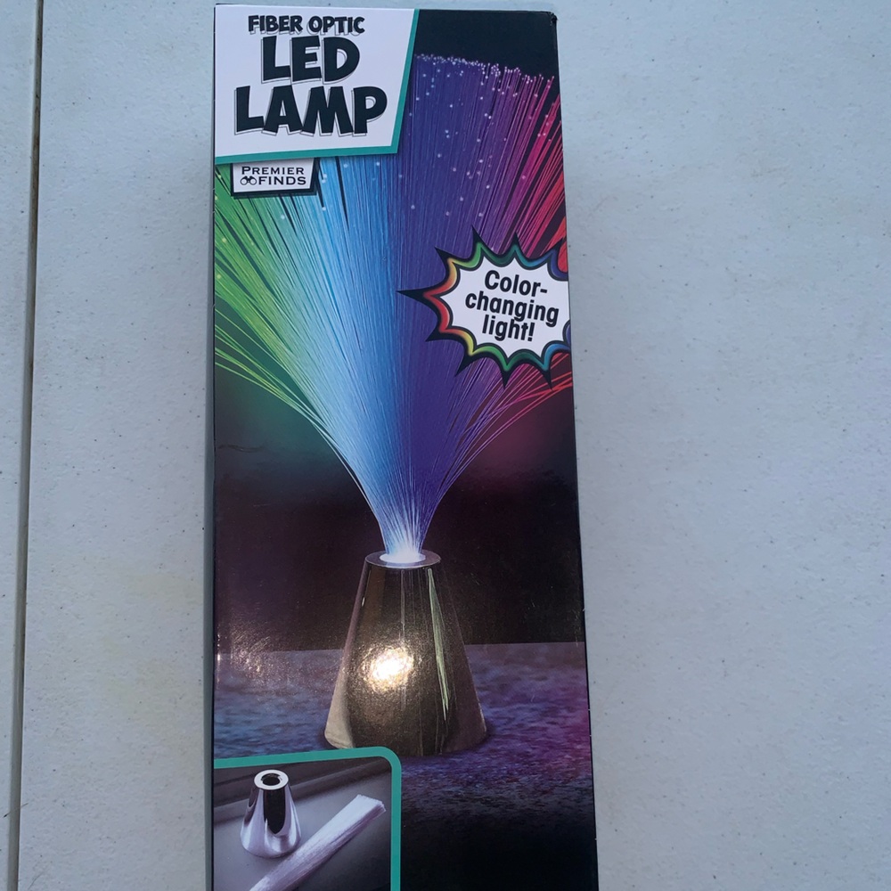 Color Changing Fiber Optic Lamp